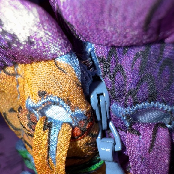 Veronica Beard  Sean Floral-Printed Ruched Dress Silk Size 0 - Picture 12 of 16